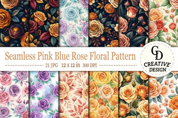 Download Rose &amp; Garden Flower Pattern - Premium Resources