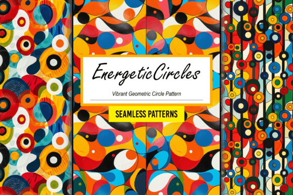 Download Vibrant Geometric Circle Pattern Artwork - Circle pattern Collection